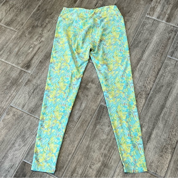 Patterned Leggings Abstract Print Colorful Casual Comfortable Loungewear - Picture 4 of 7